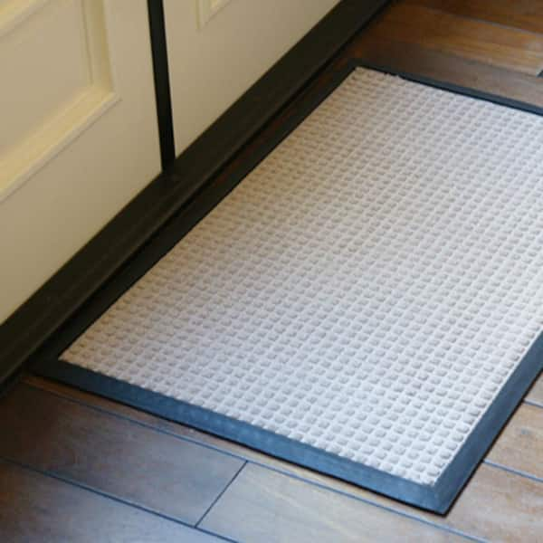 Natural Rubber, Ideal for Any Outside entryway, Scrapes Shoes Clean of Dirt  & Grime, Rug Mats for Entry, Patio, Busy Areas, 