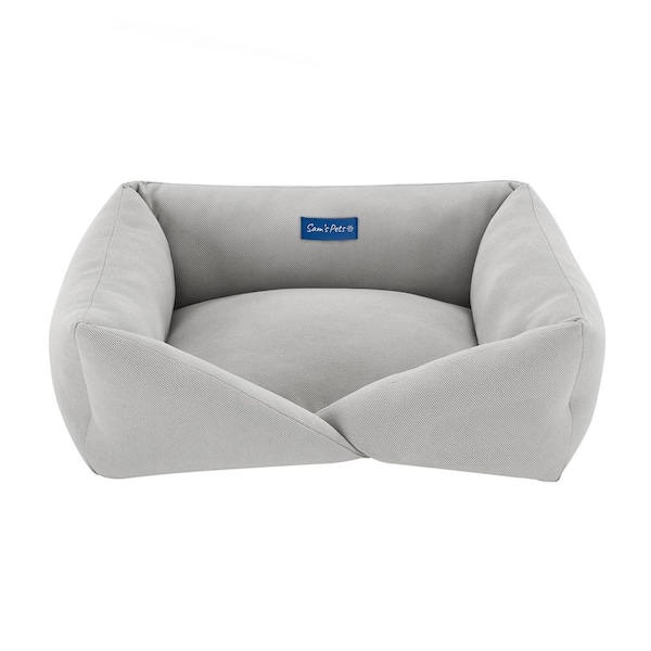 Sam's Pets Missy Round Dog Bed - Beige - Small