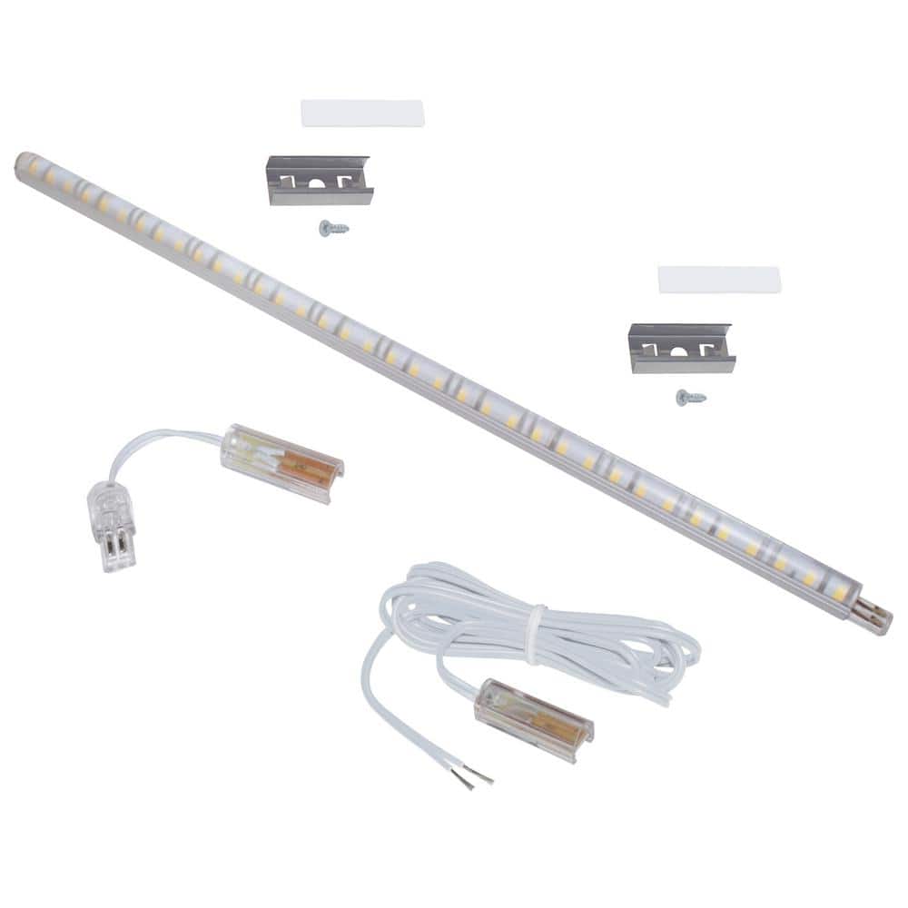12" White LED Linkable Under Cabinet Light Diffuser Kit