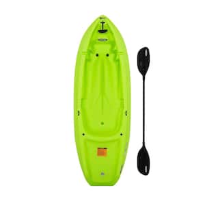 Green Youth Wave Kayak with Paddles