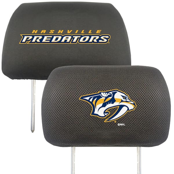 FANMATS NHL - Nashville Predators Embroidered Head Rest Covers (2-Pack)