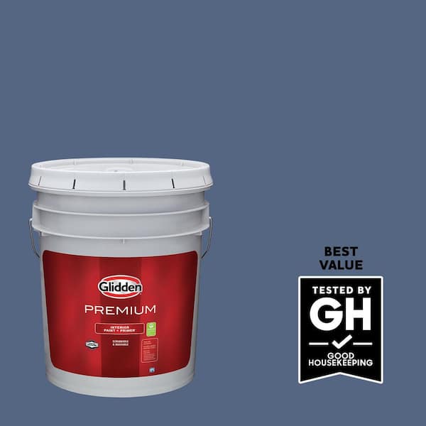 Glidden Premium 5 gal. #PPG1165-6 Stained Glass Satin Interior Latex Paint