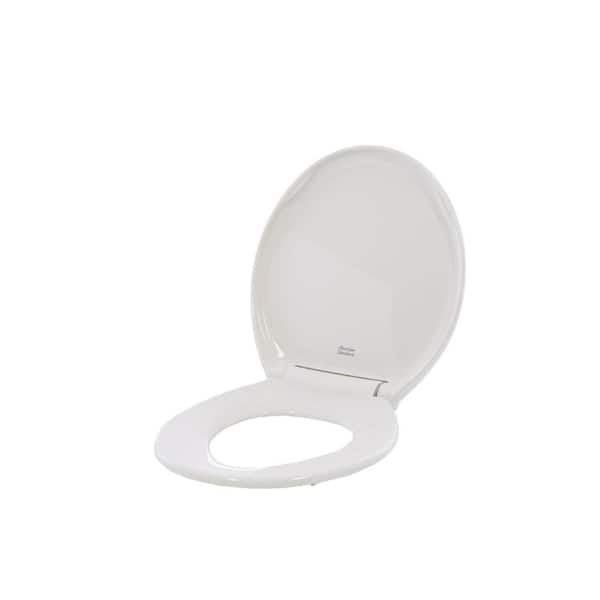 American Standard Champion Round Slow Closed Front Toilet Seat with Cover in White