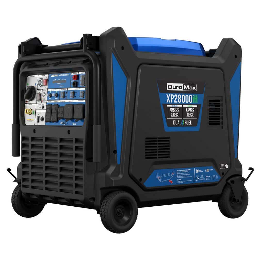 28000 Watt Remote Start Dual Fuel Portable Whole Home Power Backup Digital Inverter Generator price history on PriceWatchPro