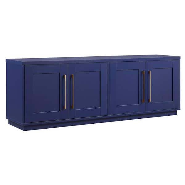 Meyer&Cross Tillman 68 in. Dark Blue TV Stand Fits TV's up to 75