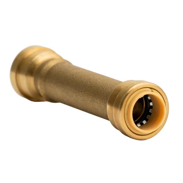 QUICKFITTING 1/2 in. Push-to-Connect Brass Slip Repair Coupling Fitting
