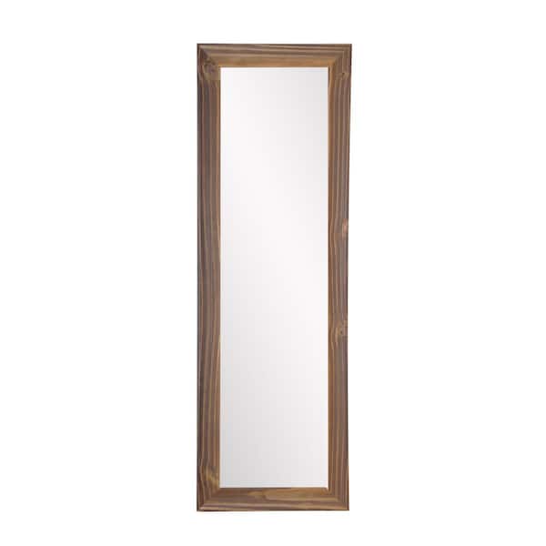 BrandtWorks Large Rectangle Dark Brown Classic Mirror (54.5 in. H x 21 in. W)
