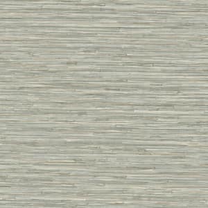 Tiki Texture Faux Grasscloth Seaglass Vinyl Peel and Stick Wallpaper Roll ( Covers 30.75 sq. ft. )