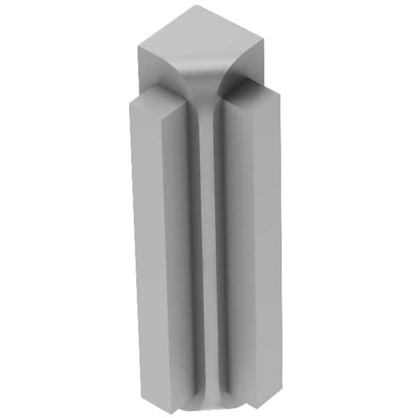 Schluter Rondec-Step Satin Anodized Aluminum 3/8 in. x 1-7/8 in. Metal 90° Inside Corner