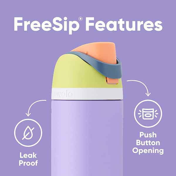 Owala FreeSip Stainless Steel Water Bottle / 24oz / Color: Dreamy