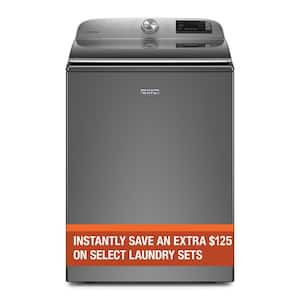 4.7 cu. ft. Smart Capable Metallic Slate Top Load Washing Machine with Extra Power and Deep Fill Option