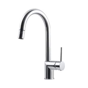 Vitale Single-Handle Pull Down Sprayer Kitchen Faucet with CeraDox Technology in Polished Chrome