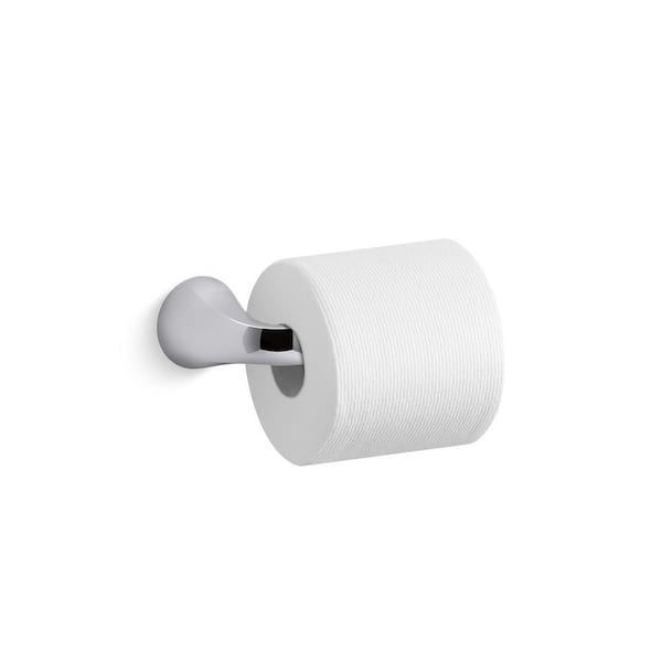 KOHLER Cursiva Toilet Paper Holder in Polished Chrome K-R26688-CP