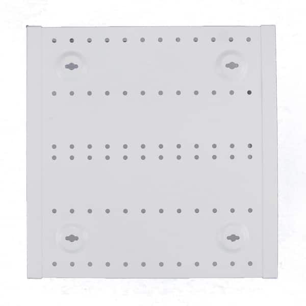Leviton 14 in. Structured Media Enclosure and Flush Mount Cover, White ...