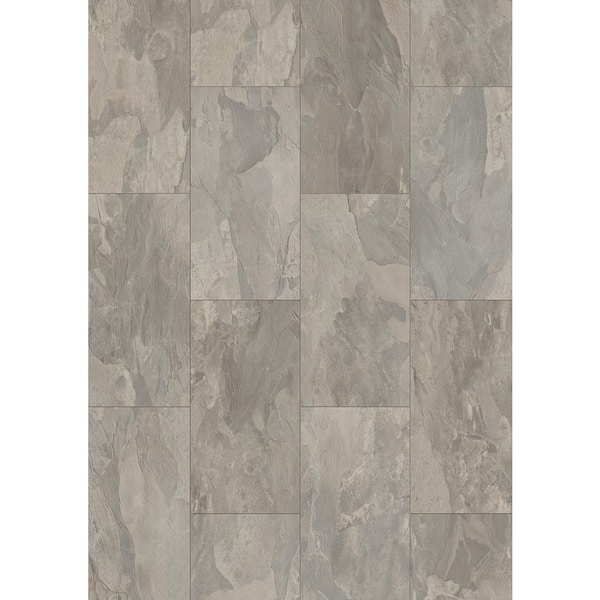 Take Home Sample-Silverado Slate Water Resistant Laminate Wood Flooring