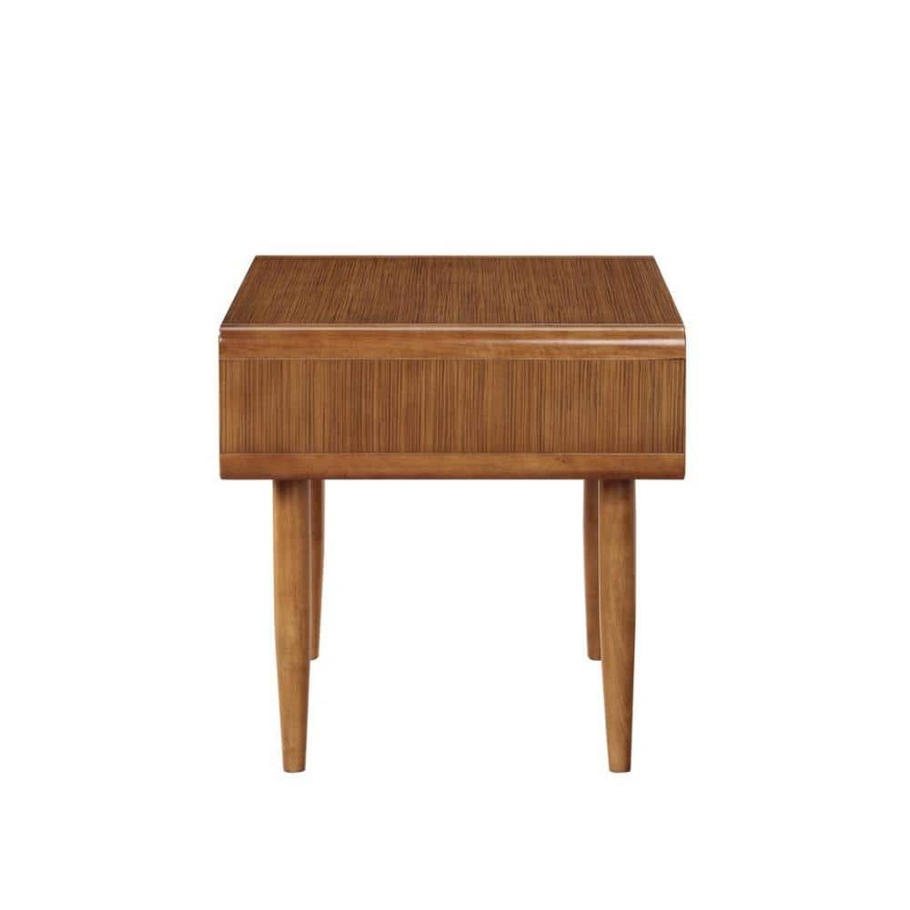 Zebra Alborg Rich Walnut End Table - thumbnail 2