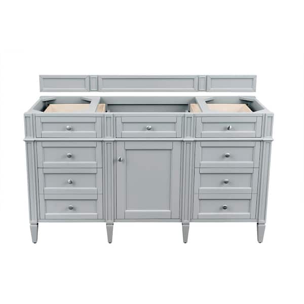 James Martin Vanities Brittany 59 in. W x 23 in. D x 32.8 in. H Single Bath Vanity Cabinet Without Top in Urban Gray