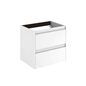 Ambra 60 Base 23.4 in. W x 17.6 in. D x 21.8 in. H Bath Vanity Cabinet without Top in Matte White