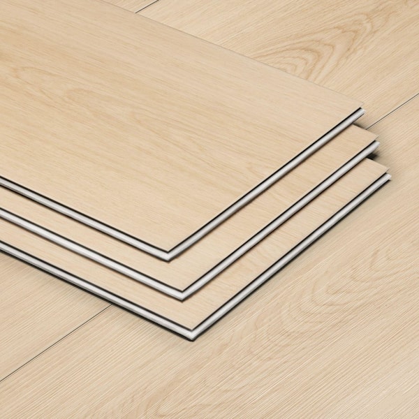 MaxCore XL Beechwood 22 MIL x 9 in. W x 60 in. L Waterproof Click Lock Vinyl Plank Flooring (22.58 sq. ft./case)