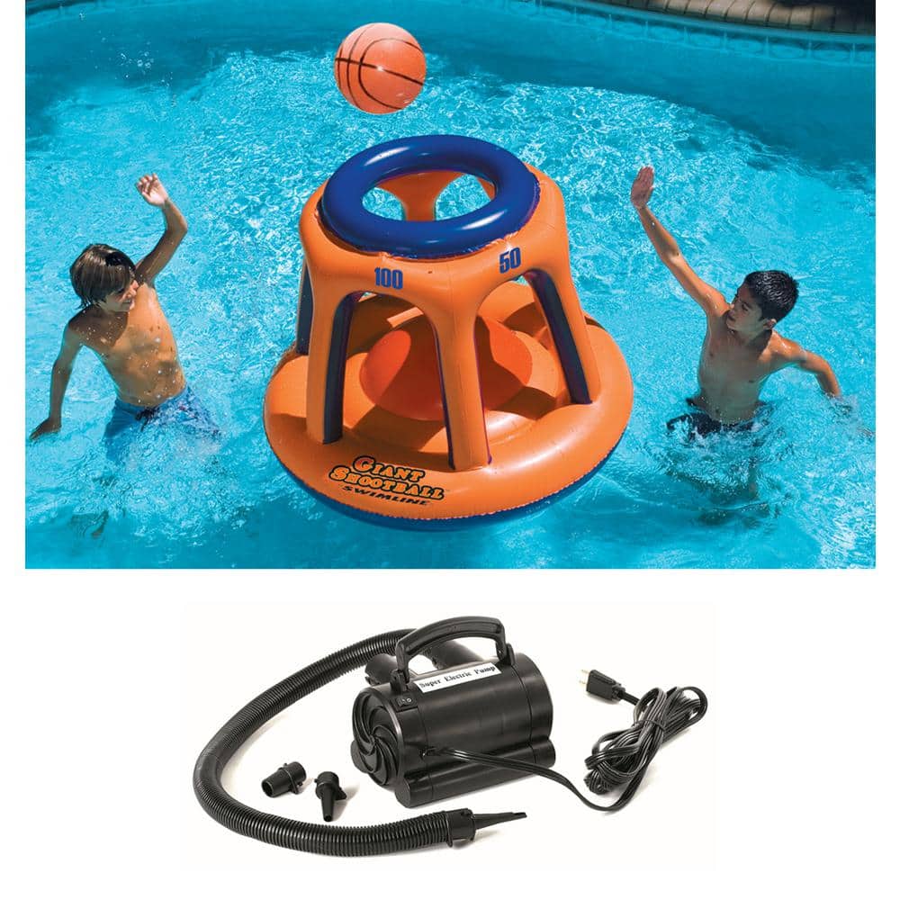 Swimline Giant Shootball Basketball Swimming Pool Game Toy 