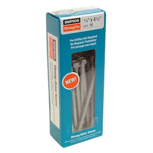 4-1/2 in. Strong-Drive SDS Structural Wood Screws (10-Pack)