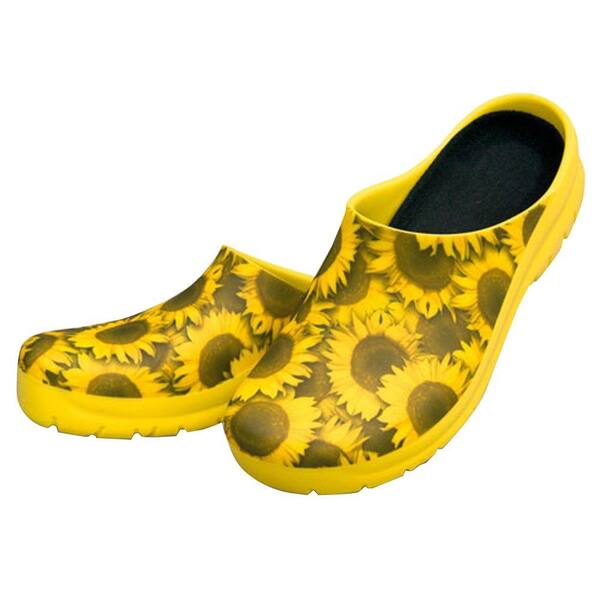 Jollys Women's Sunflowers Picture Clogs - Size 8