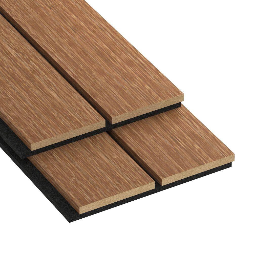 104.38 in. x 11.25 in x 0.875 in. Acoustic Vinyl 2 Grid Slat Wall Siding Board in Oak Color (Set of 2 Piece) price history on PriceWatchPro