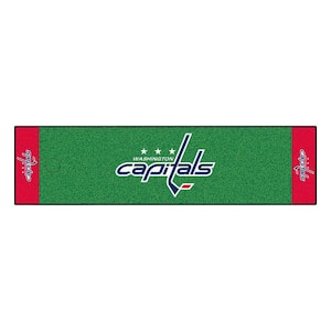 NHL Washington Capitals 1 ft. 6 in. x 6 ft. Indoor 1-Hole Golf Practice Putting Green