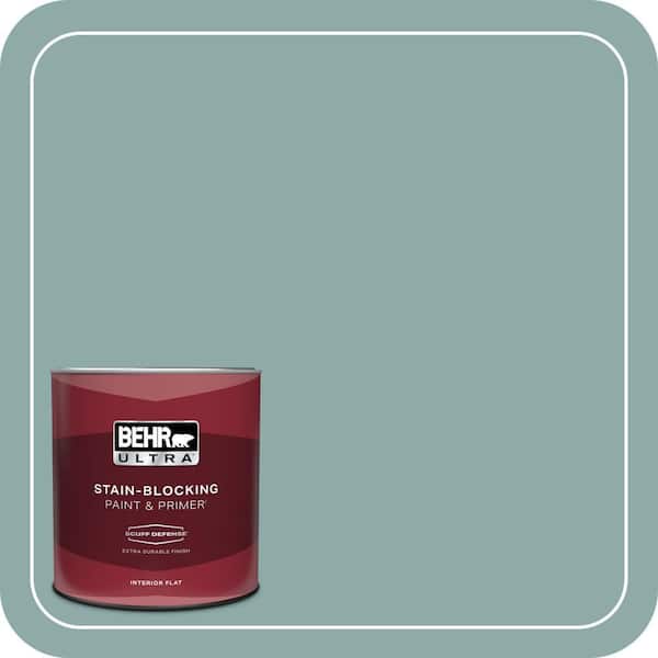 BEHR ULTRA 1 qt. Home Decorators Collection #HDC-CL-25 Oceanus Extra Durable Flat Interior Paint & Primer
