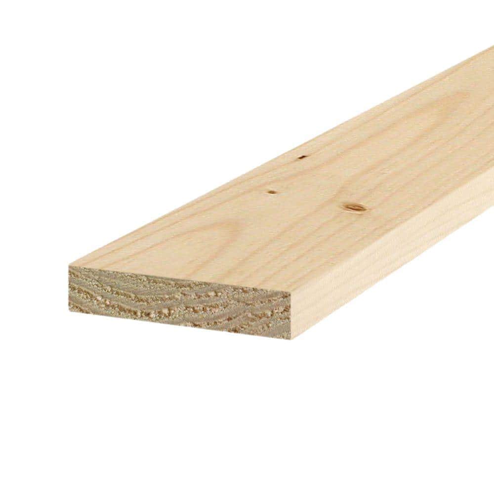 1 in. x 4 in. x 8 ft. 2 and Better S1S2E Trim Board315199 The Home