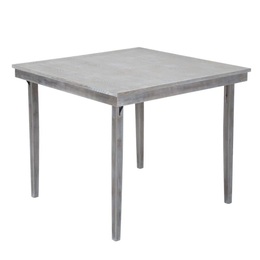 Wash Wood Folding Card Table, Wooden Folding Card Table
