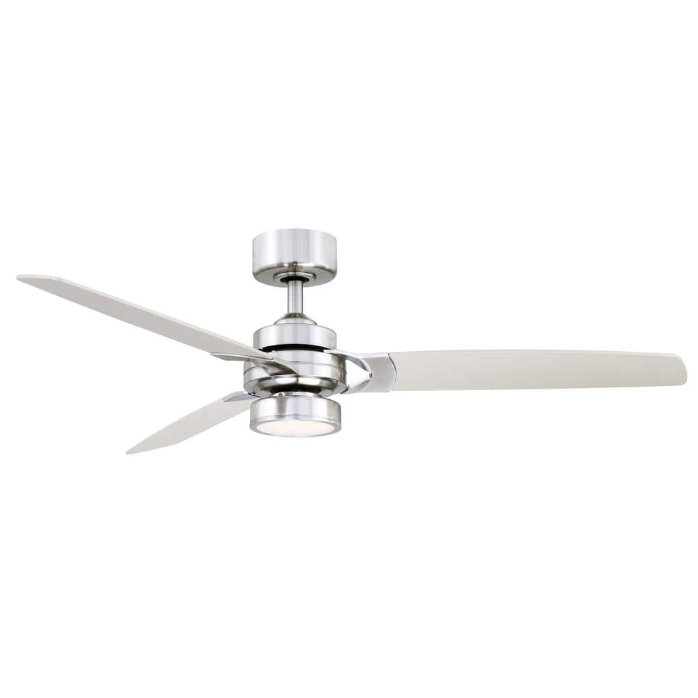 UPC 840506106796 product image for Amped 52 in. LED Indoor Brushed Nickel Ceiling Fan with Brushed Nickel Blades an | upcitemdb.com