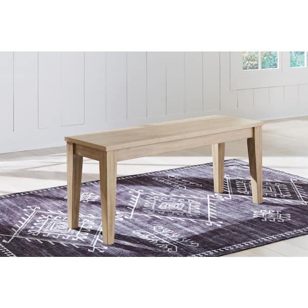 Gleanville Dining Bench - Light Brown - (D511-00) Gleanville Dining Bench - Light Brown - (D511-00)