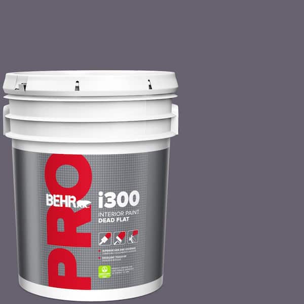 BEHR PRO 5 gal. #N560-6 Fashionista Dead Flat Interior Paint
