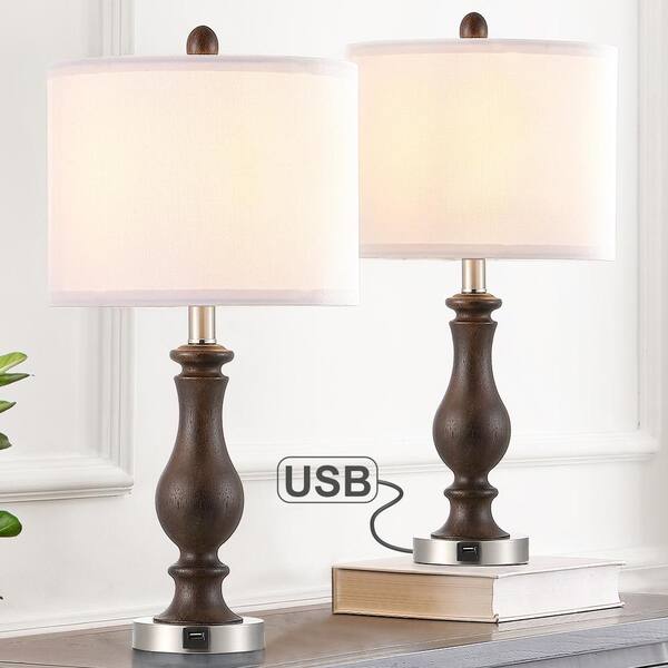 polished nickel table lamp