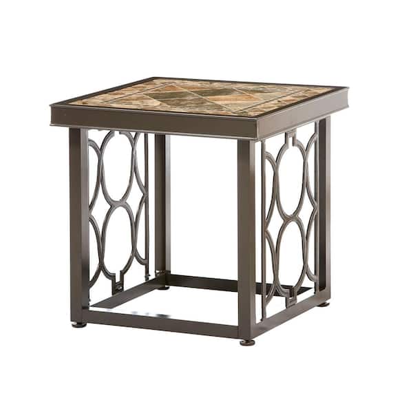 Home Decorators Collection Richmond Hill Heather Slate 20 in. Square Outdoor Accent Table