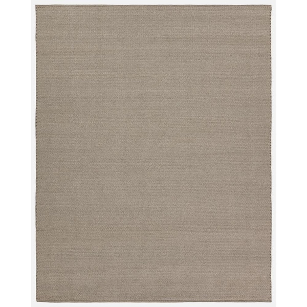 Jaipur Living Ryker 8 ft. x 10 ft. Light Gray Solid Handmade Indoor/Outdoor Area Rug