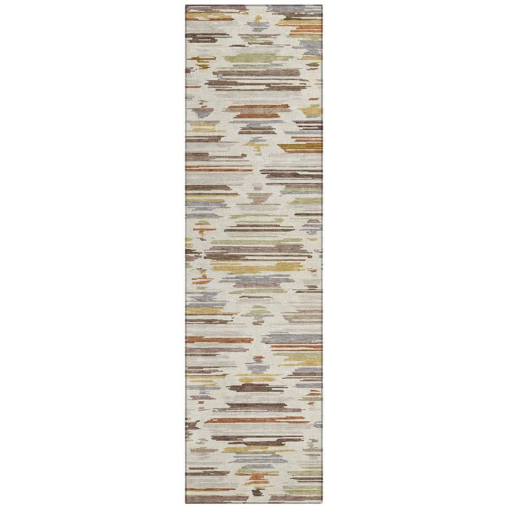Chantille Machine Washable Indoor/Outdoor Abstract ACN2502 Ivory 2 ft. x 7 ft. Runner Rug price history on PriceWatchPro