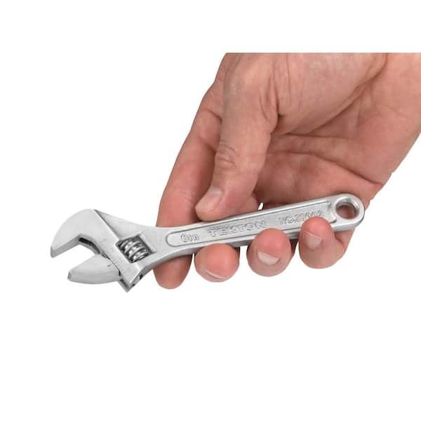 BLACK & DECKER 8-in Hardened Steel Adjustable Wrench at