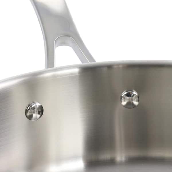 Martha Stewart Delaroux 4-Quart Stainless Steel Saute Pan w/ Ceramic N