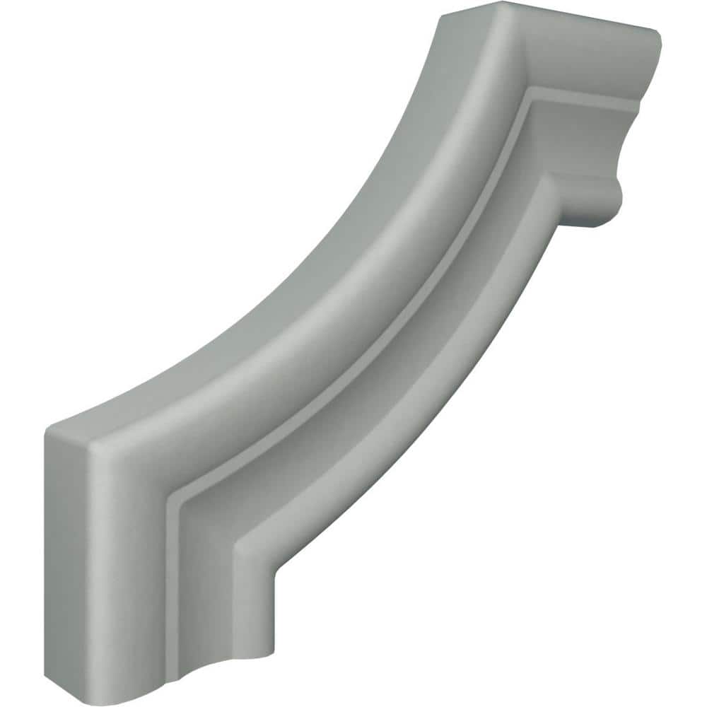 Gray High-Density Urethane Crown Moulding Corner