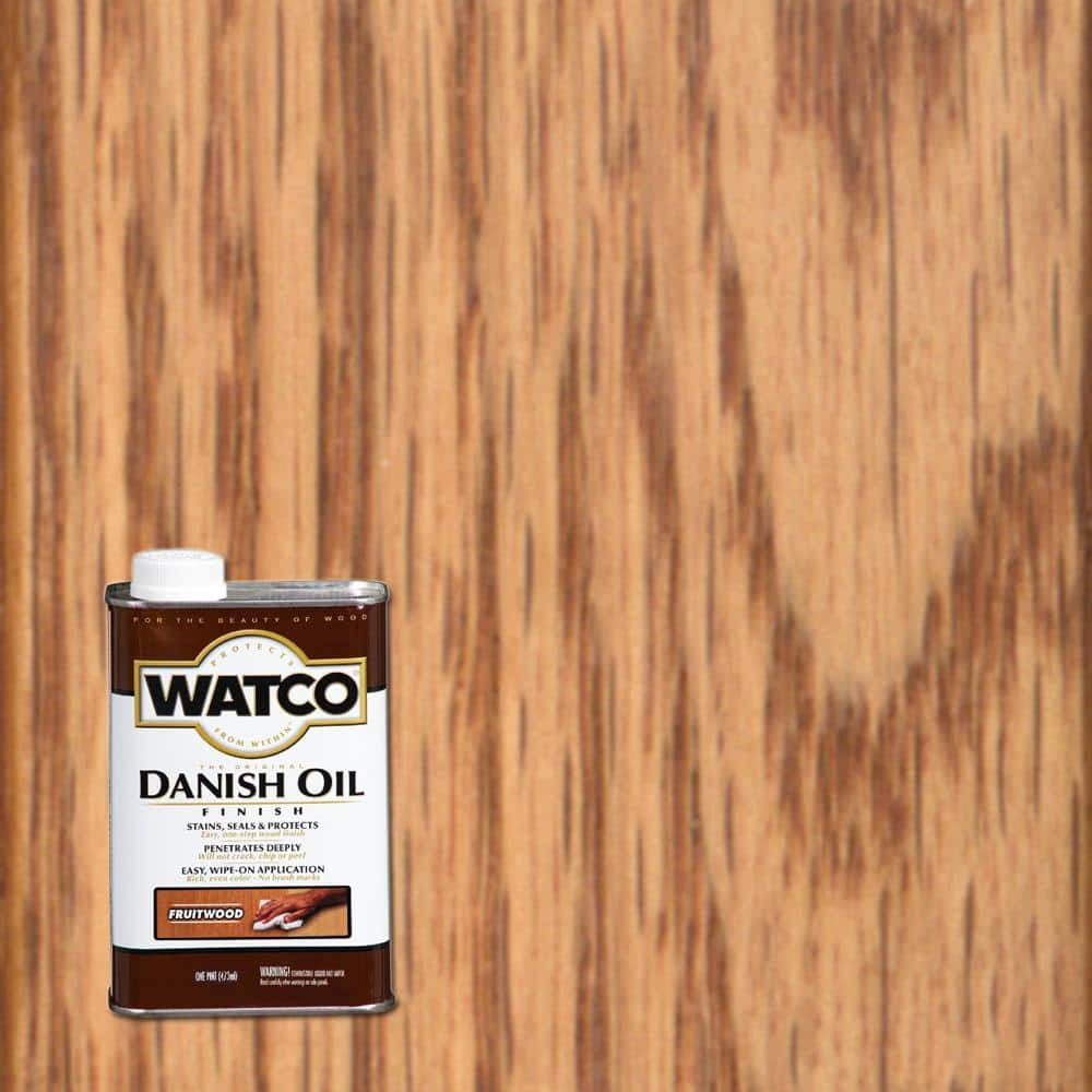 Watco 1 Pint Danish Oil in Fruitwood 65451H - The Home Depot