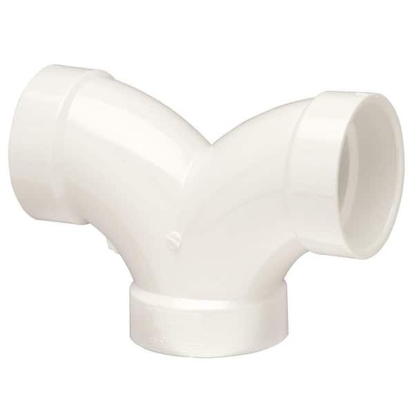 NIBCO 2 in. PVC DWV Double 90-Degree All Hub Elbow Fitting