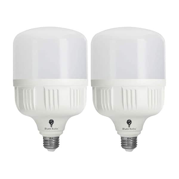 BLUEX BULBS 250-Watt Equivalent Corn Cob Germicidal Indoor LED Light Bulb in Cool White (2-Pack)