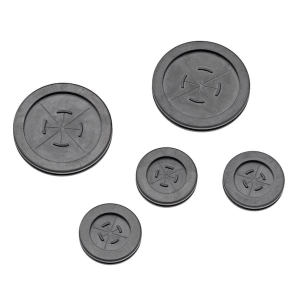 Leviton Grommets for Structured Media Center Knockouts, 5-Pack
