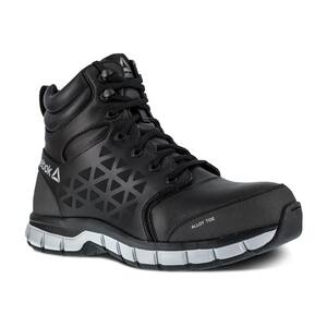 Men's Sublite Cushion Work RB4607 6 in. Athletic Work Boot - Alloy Toe - Black Size 11(W)