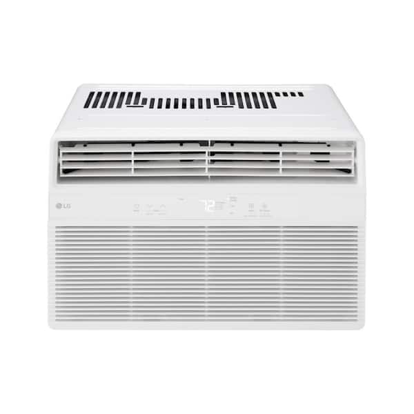 LG 8,000 BTU 115V Window Air Conditioner Cools 350 Sq. Ft. with Remote in White
