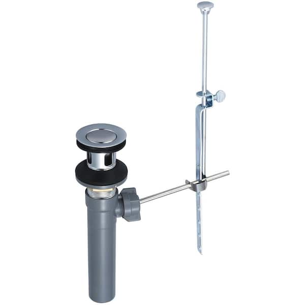 OLYMPIA 50/50 Pop-Up Bathroom Sink Drain with Overflow