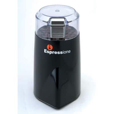Rapid Touch 8 oz. Black and Silver Blade Coffee Grinder