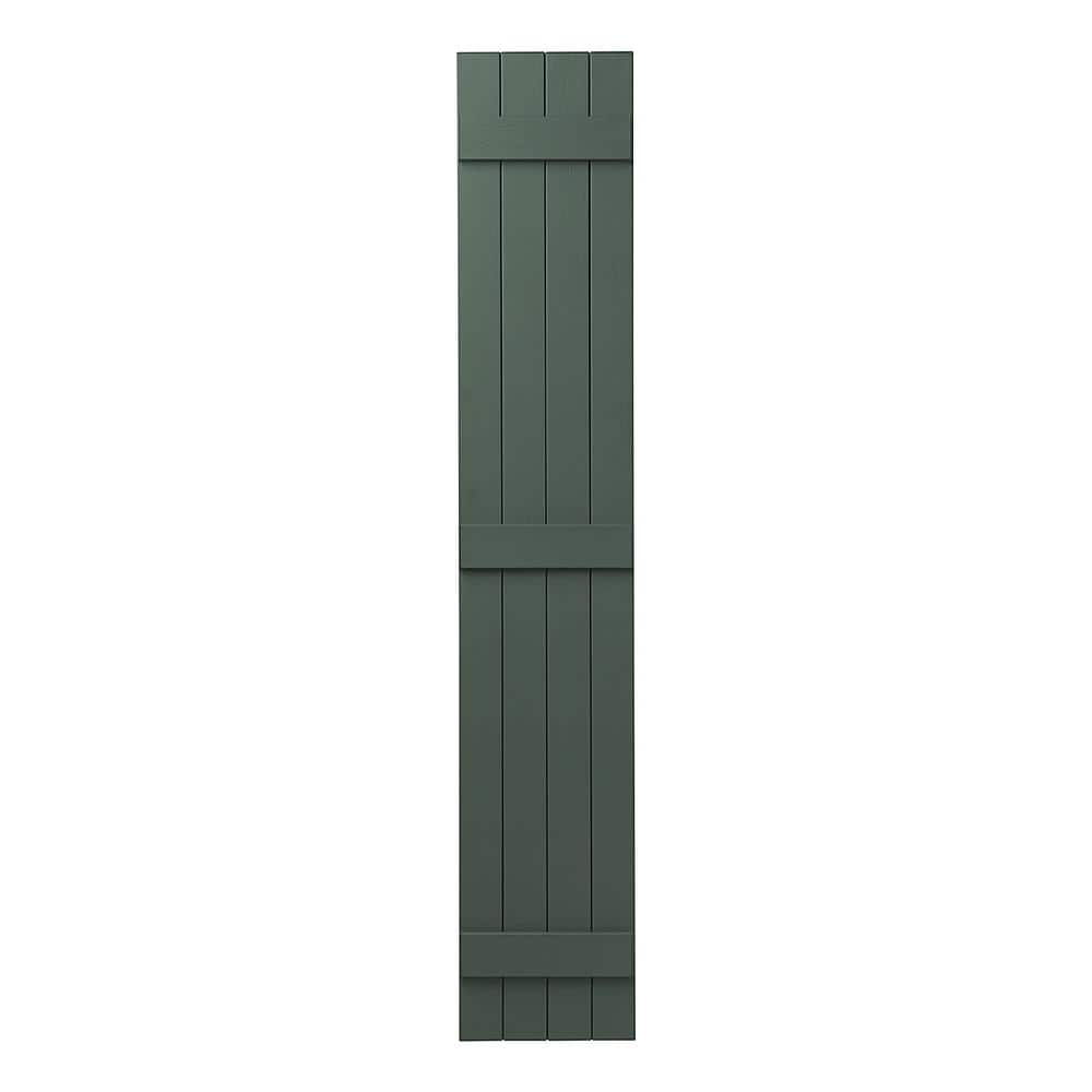 Ply Gem 15 in. x 81 in. Polypropylene 4 Board Closed Board and Batten ...